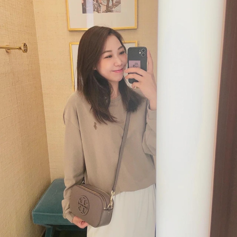 婭精精品 Tory Burch包包 斜背包 手提包 相機包 tb鏈條包 單肩包 側背包 手拿包 荔枝紋時尚百搭斜挎包-細節圖9