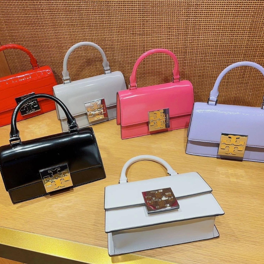 米婭精品 Tory Burch包包 手提包 郵差包 側背包 邮差包 鏈條包 托特包 水桶包 漆皮小方包 風琴包 單肩包-細節圖2