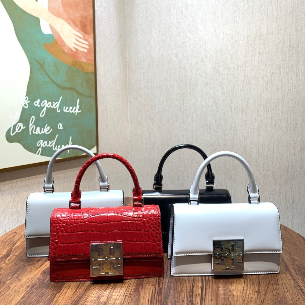 米婭精品 Tory Burch包包 手提包 郵差包 側背包 邮差包 鏈條包 托特包 水桶包 漆皮小方包 風琴包 單肩包-細節圖11