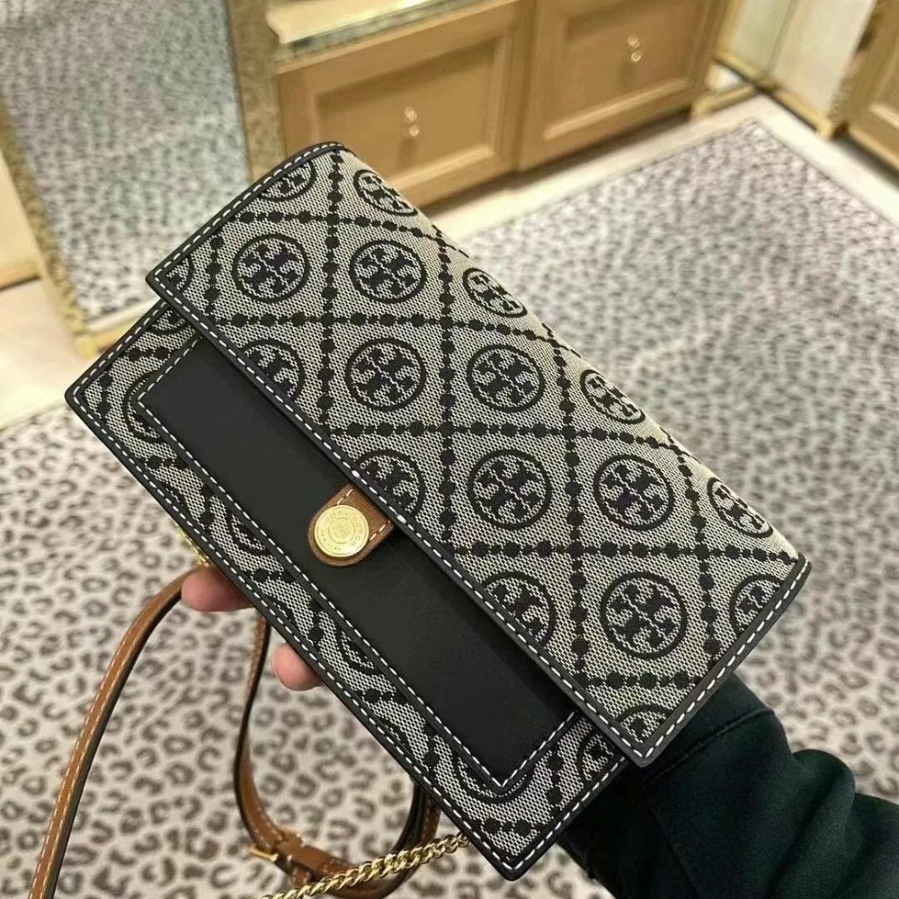 米婭精品 Tory Burch包包 郵差包 側背包 邮差包 手提包 tb鏈條包 托特包 woc 信封包 風琴包 單肩包-細節圖3