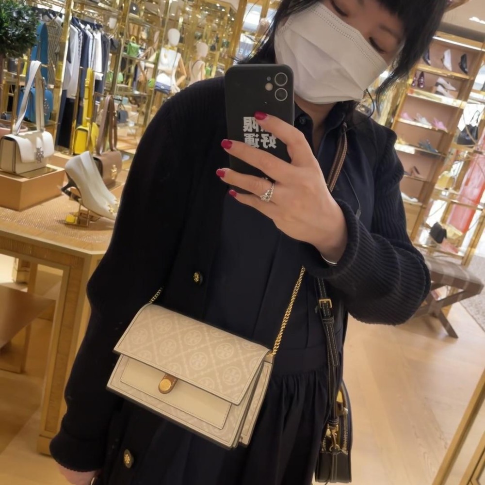 米婭精品 Tory Burch包包 郵差包 側背包 邮差包 手提包 tb鏈條包 托特包 woc 信封包 風琴包 單肩包-細節圖9