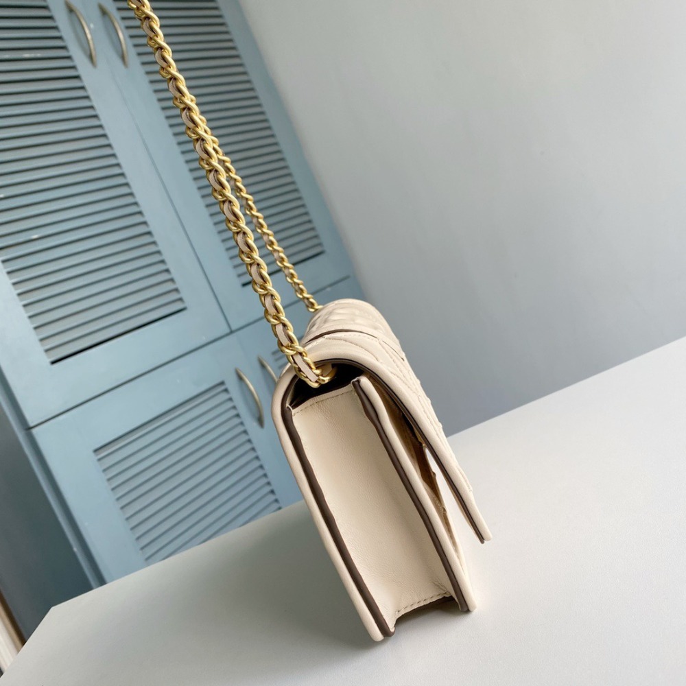 米婭精品 Tory Burch包包側背包 邮差包 手提包 鏈條包 woc信封包 風琴包 郵差包 單肩包 時尚精品鏈帶包-細節圖6