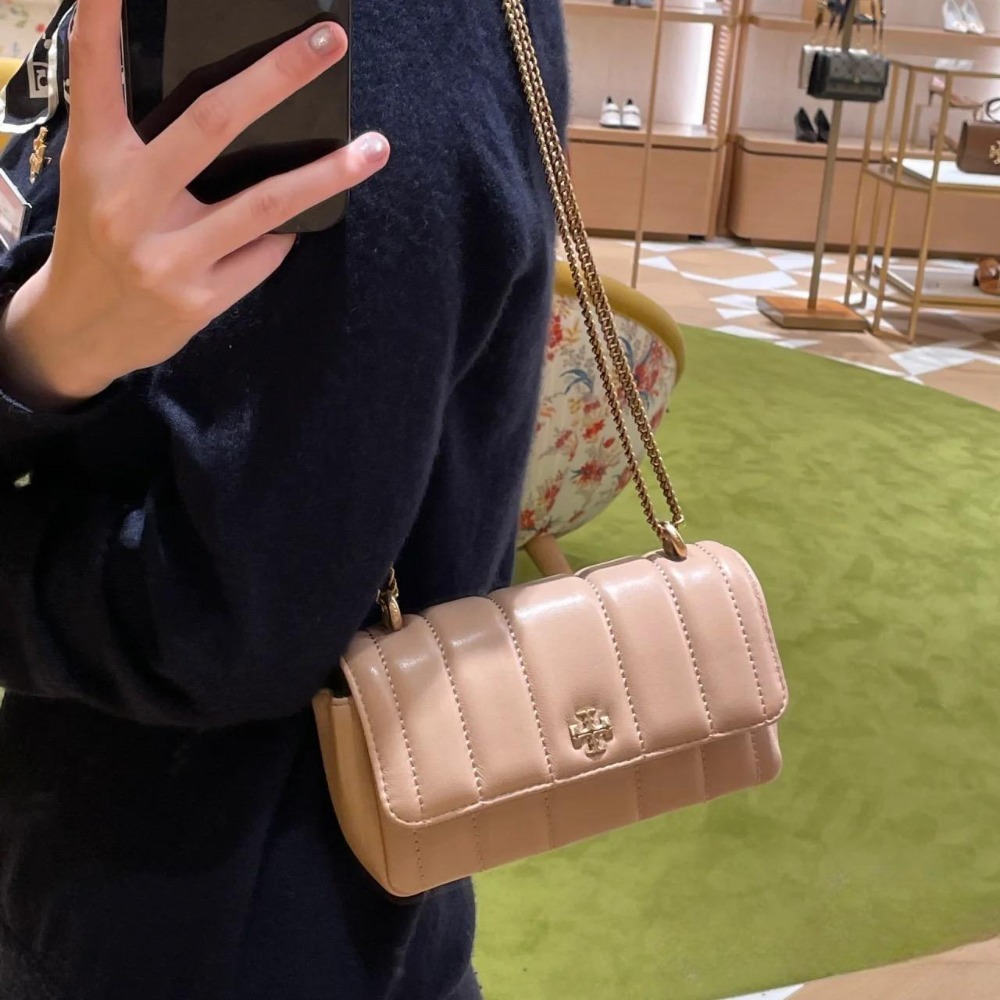 米婭精品 Tory Burch包包 鏈條包 手提包 斜挎包 女包 鏈帶包 手拿包 單肩包 斜背包 側背包 羊皮包 郵差包-細節圖4