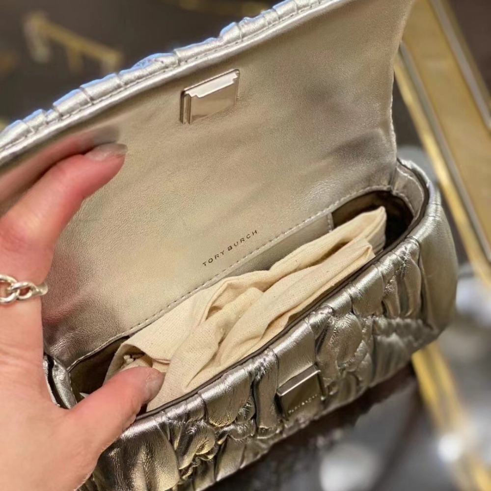 米婭精品 Tory Burch包包 鏈條包 手提包 斜挎包 女包 鏈帶包 手拿包 單肩包 斜背包 側背包 羊皮包 郵差包-細節圖7