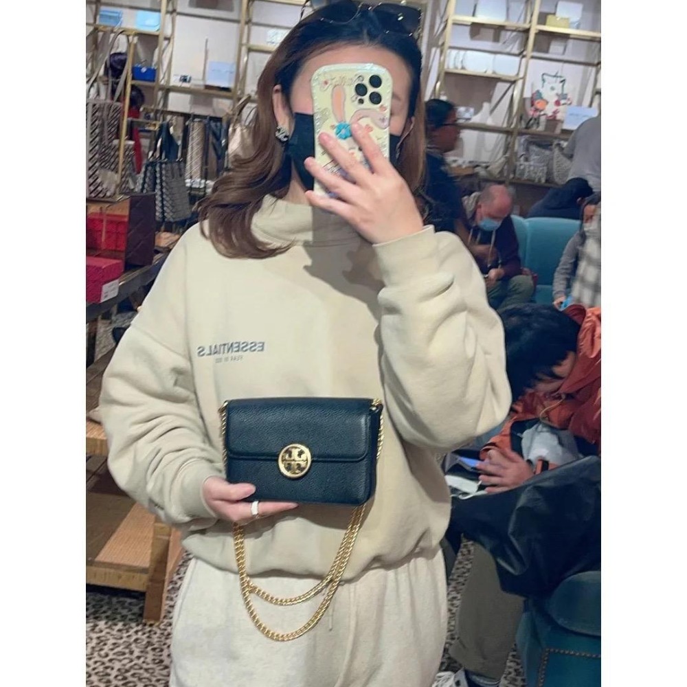 米婭美國代購 Tory Burch包包 鏈條包 手提包 郵差包 側背包 邮差包 托特包 水桶包 信封包 風琴包 單肩包-細節圖3