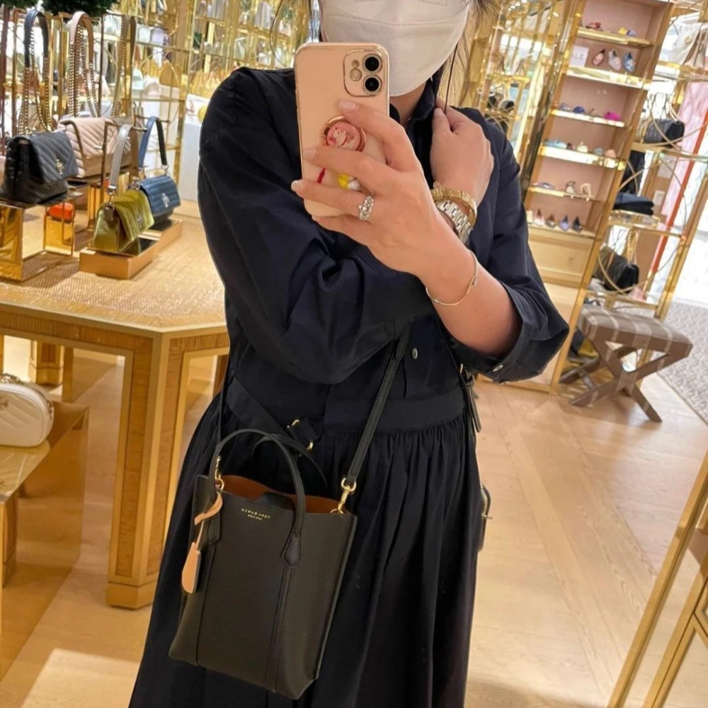 米婭美國代購Tory Burch包包 鏈條包 手提包 斜挎包 女包 單肩包 斜背包 側背包 水桶包 手提包 迷你水桶包-細節圖9