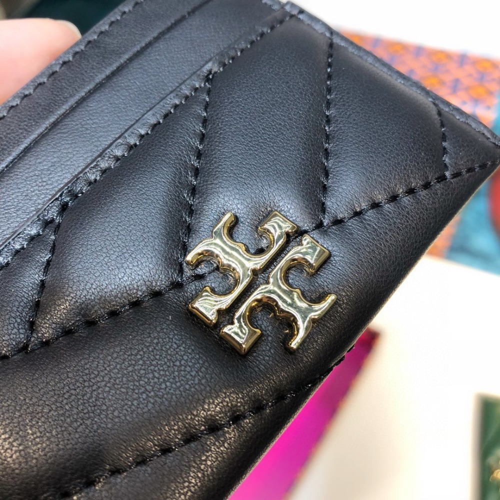米婭美國代購 Tory Burch皮夹 卡夾 中夾 短夾 長夾 卡包 鈔票夾 印花logo信用卡夾 小羊皮多功能卡片夾-細節圖5