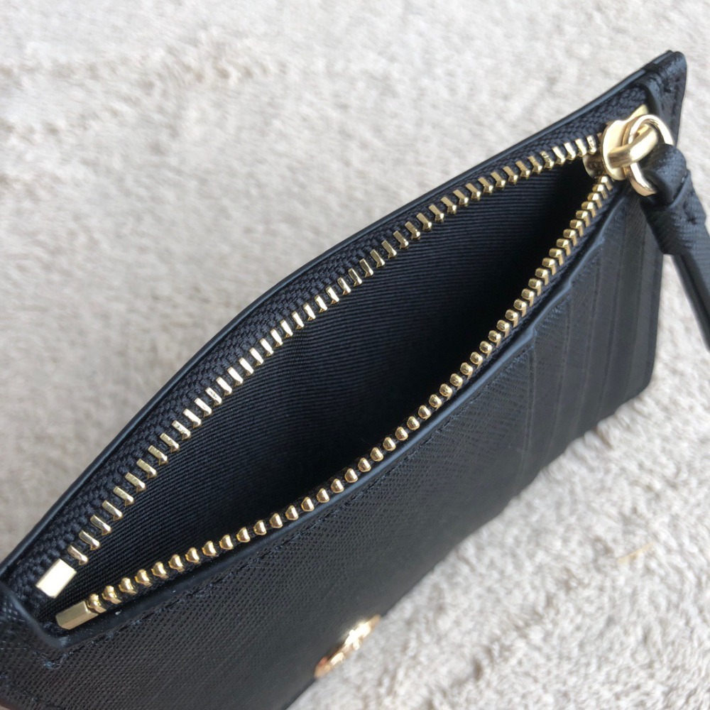 米婭美國代購 Tory Burch皮夹 卡夾 中夾 短夾 長夾 卡包 鈔票夾 印花logo信用卡夾 十字紋多功能卡片夾-細節圖6