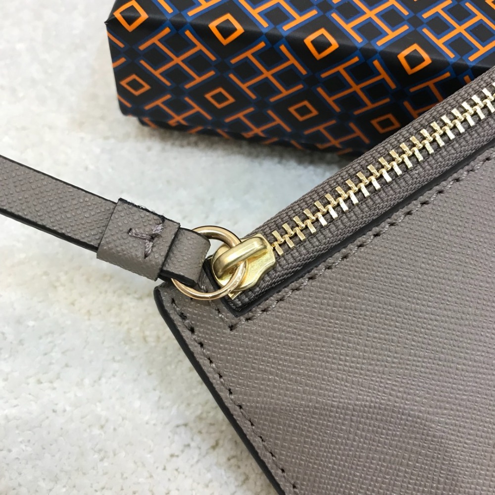 米婭美國代購 Tory Burch皮夹 卡夾 中夾 短夾 長夾 卡包 鈔票夾 印花logo信用卡夾 十字紋多功能卡片夾-細節圖10