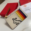 米婭美國代購 Tory Burch皮夹 卡夾 中夾 短夾 長夾 卡包 鈔票夾 印花logo信用卡夾 多功能卡片夾-規格圖11
