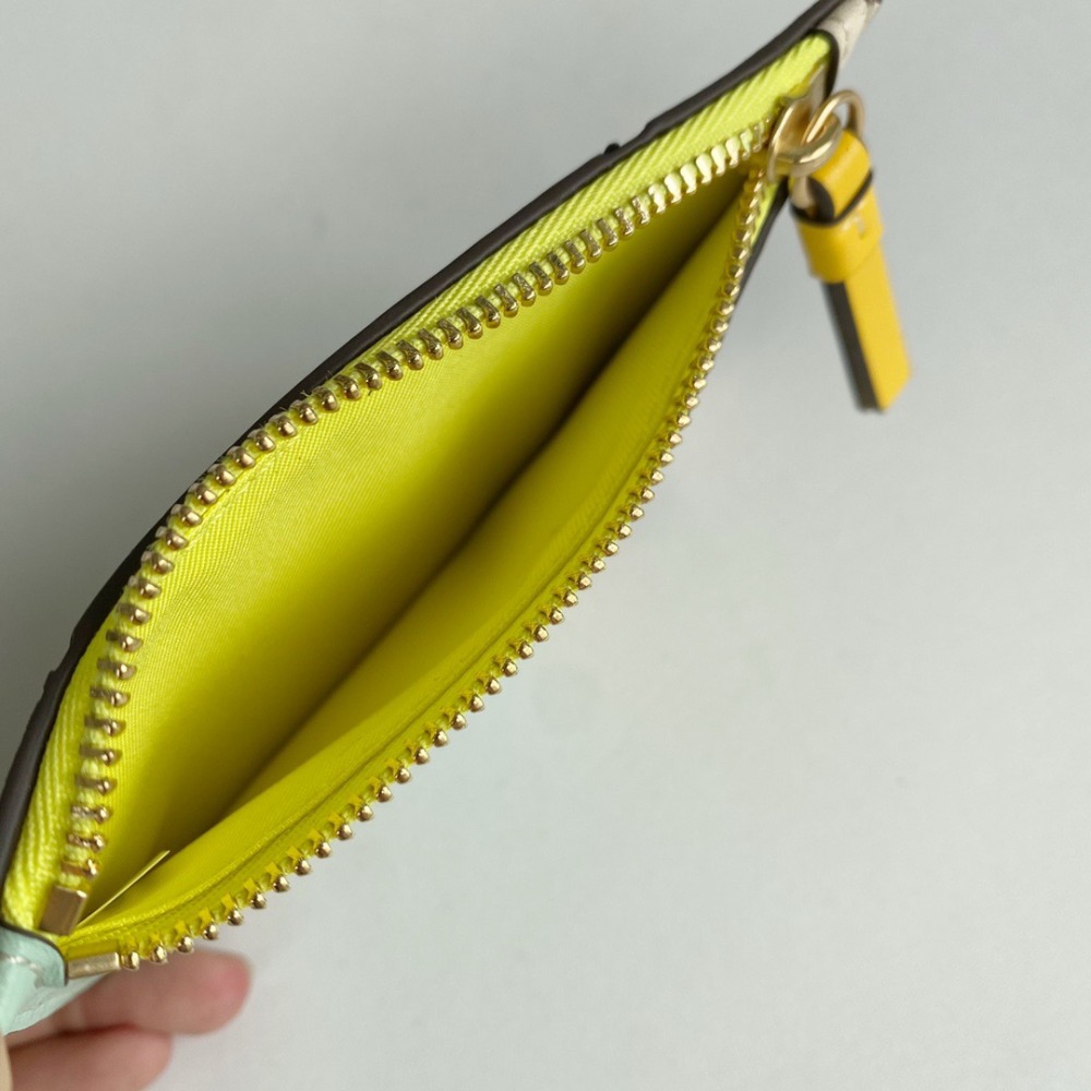 米婭美國代購 Tory Burch 皮夹 卡夾 中夾 短夾 長夾 卡包 鈔票夾 印花logo信用卡夾 多功能卡片夾-細節圖6