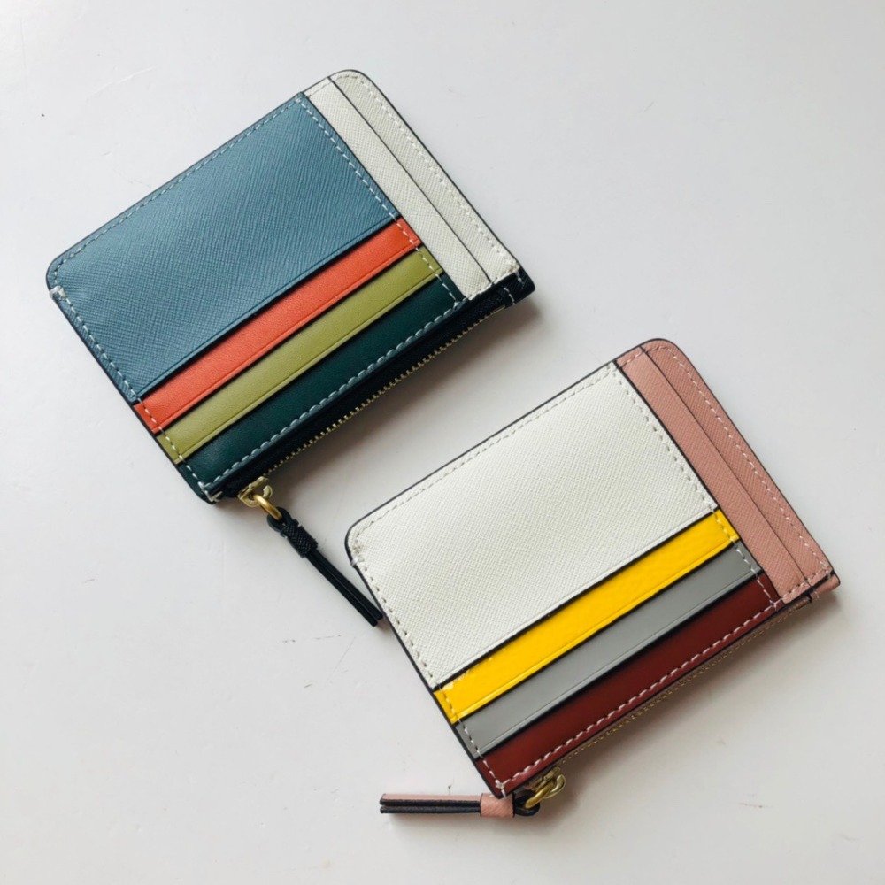 米婭美國代購 Tory Burch皮夹 卡夾 中夾 短夾 長夾 卡包 鈔票夾 印花logo信用卡夾 多功能卡片夾-細節圖3