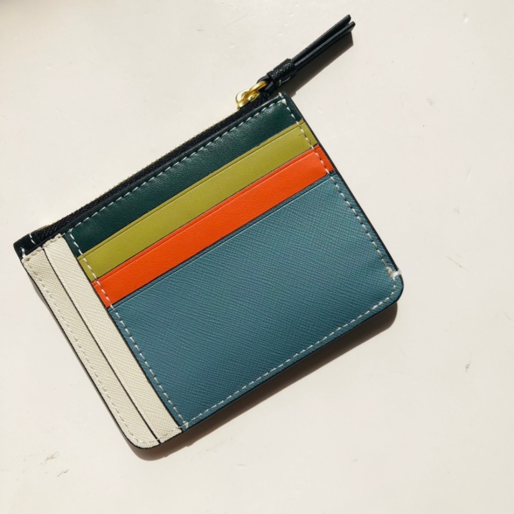 米婭美國代購 Tory Burch皮夹 卡夾 中夾 短夾 長夾 卡包 鈔票夾 印花logo信用卡夾 多功能卡片夾-細節圖9