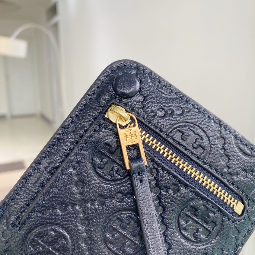米婭美國代購 Tory Burch皮夹 卡夾 中夾 短夾 長夾 卡包 鈔票夾 印花logo信用卡夾 多功能卡片夾-細節圖4