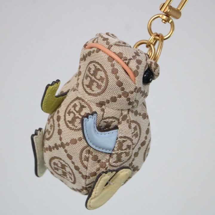 米婭美國代購 Tory Burch皮夹 零錢包卡夾 中夾 短夾 長夾 卡包 鈔票夾 鑰匙包 信用卡夾 青蛙掛飾零錢包-細節圖6