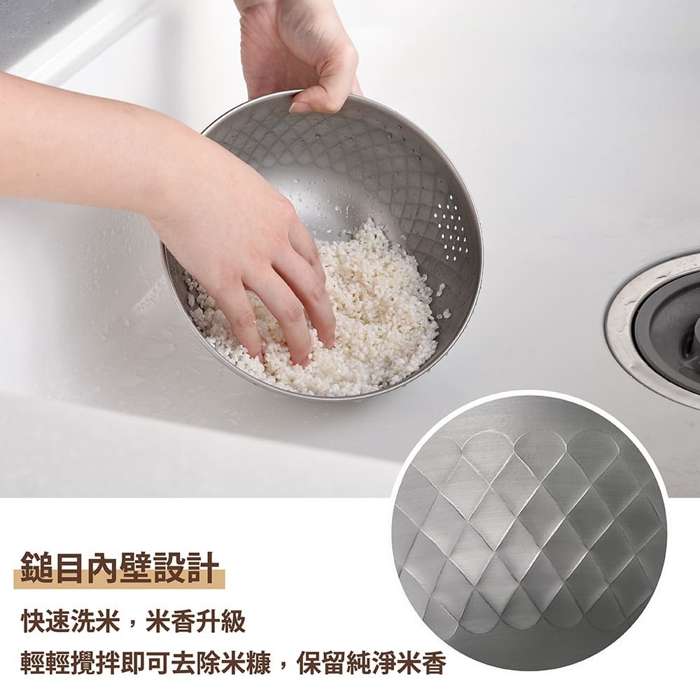 日本Arnest  逸品物創 不銹鋼洗滌盆-18cm-細節圖3