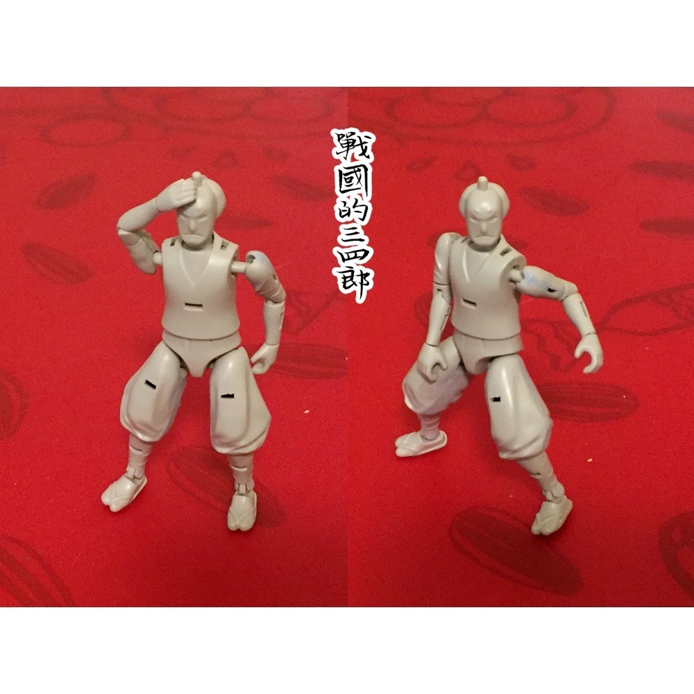 SUYATA 戰國的三四郎 1/24 赤 組頭 黑 足輕 武士 忍者 少女 日本戰國 浪人 士兵 塑雅塔 塑膠組裝模型-細節圖3
