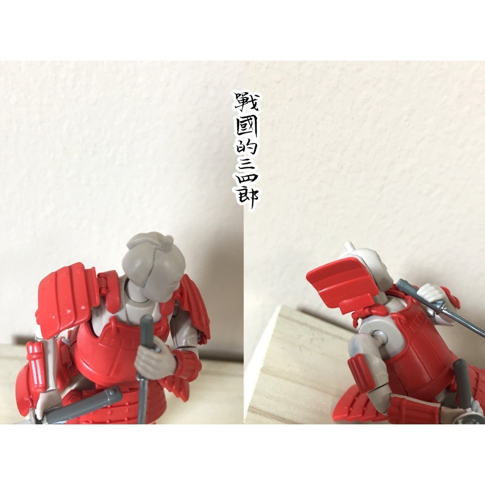 SUYATA 戰國的三四郎 1/24 赤 組頭 黑 足輕 武士 忍者 少女 日本戰國 浪人 士兵 塑雅塔 塑膠組裝模型-細節圖4