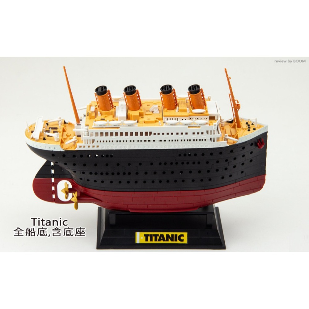 SUYATA 鐵達尼號 Q版 Titanic 冰山 海豹 港口 飛船 啟航 場景 開埠迎泰 塑雅塔 塑膠組裝模型-細節圖7