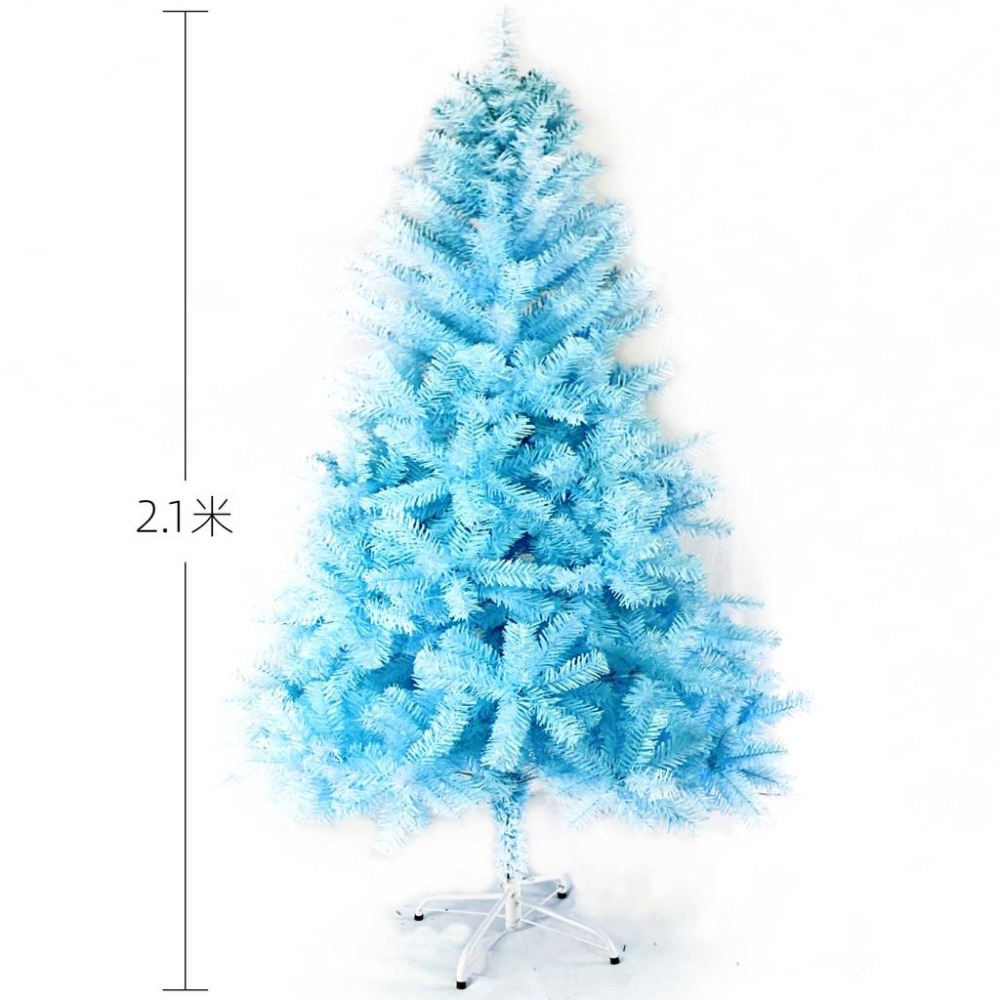藍色 聖誕樹 DIY 耶誕節 聖誕佈置 聖誕節 佈置用品 1.2米/1.5米/1.8米/2.1米-細節圖4