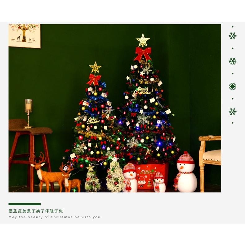 聖誕樹套餐 普通綠樹 聖誕樹 DIY 耶誕節 聖誕佈置 聖誕節 0.6米/1.2米/1.5米/1.8米/2.1米-細節圖2