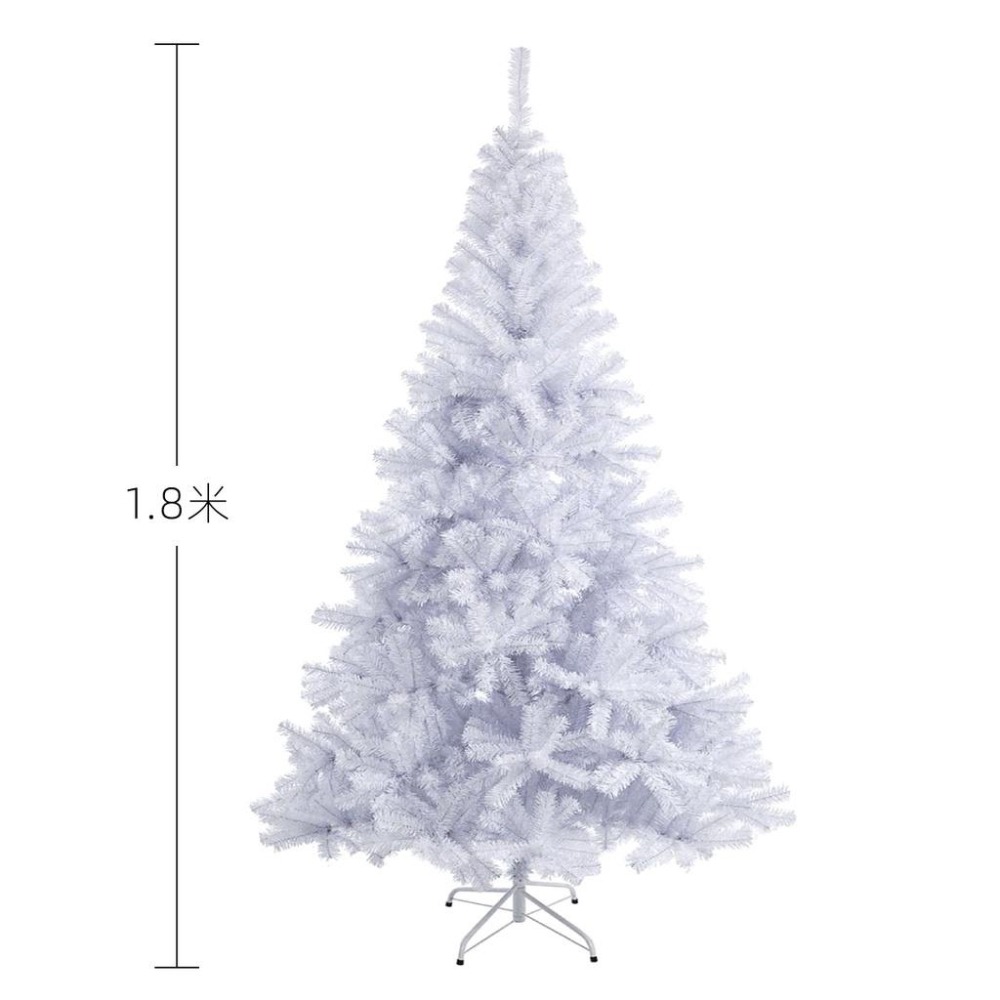 白色 聖誕樹 DIY 耶誕節 聖誕佈置 聖誕節 佈置用品 1.2米/1.5米/1.8米/2.1米-細節圖4
