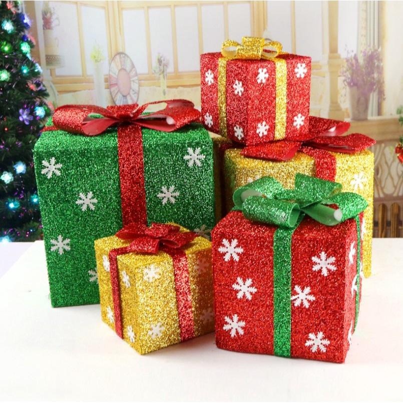 聖誕樹下裝飾 禮盒 場景佈置 禮物盒擺件 活動佈置 店面佈置 百貨 商場-細節圖2