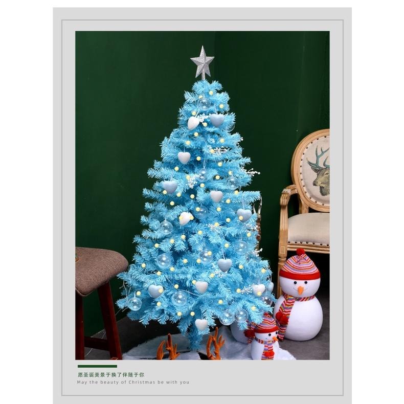 藍色套餐 聖誕樹 DIY 耶誕節 聖誕佈置 聖誕節 佈置用品 1.2米/1.5米/1.8米/2.1米-細節圖2