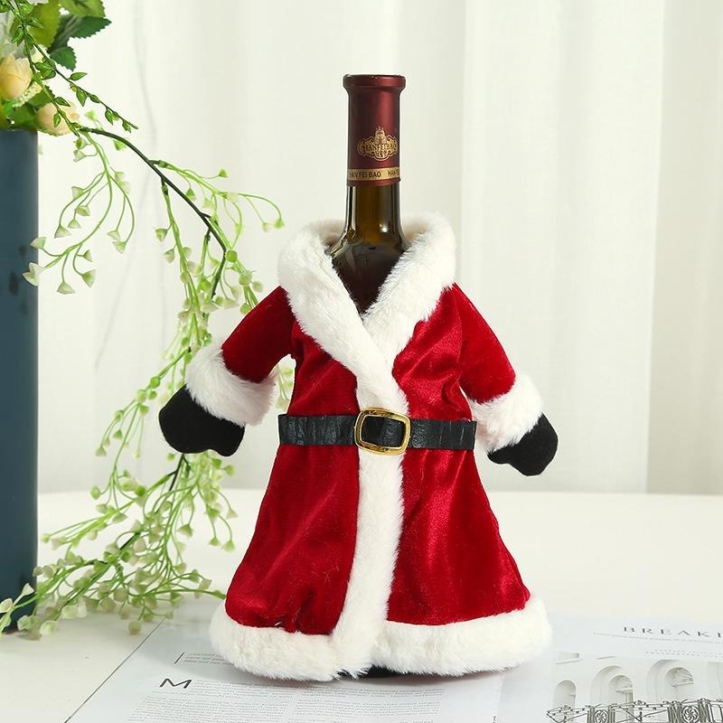 酒瓶套 聖誕節 裝飾 佈置 紅酒套-細節圖2