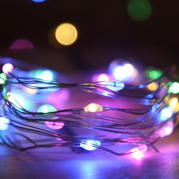 LED 燈串 3號電池 房間裝飾燈 螢火蟲燈 防水燈串 銅線燈 裝飾燈聖誕節 串燈 裝飾 佈置-細節圖6