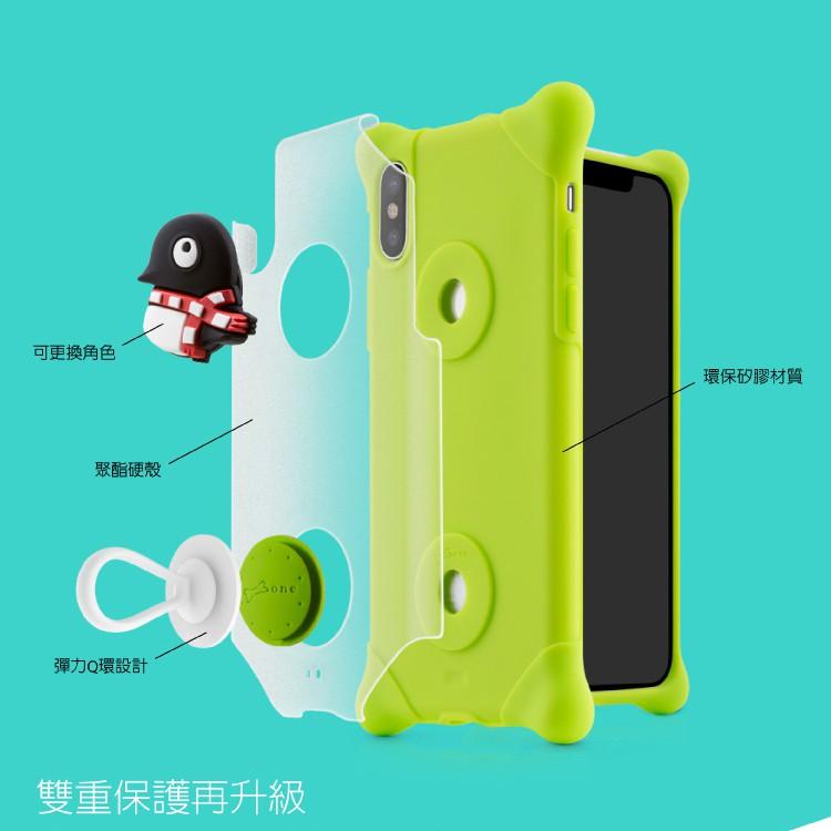 Bone iPhone X 泡泡保護套 紅-麋鹿 手機殼-細節圖2