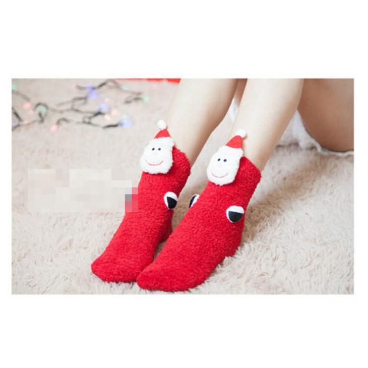 聖誕襪 聖誕禮物 毛襪 卡通 防滑 保暖襪 毛巾襪 聖誕節 嚴選熱銷 厚襪子 珊瑚絨 加厚 大人 聖誕樹-細節圖7