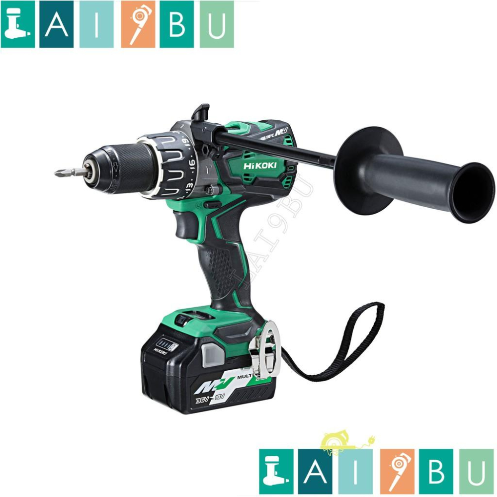 日立 HITACHI   DV36DA   36V充電式無刷震動電鑽 DV36DA 免運宅配到府-細節圖2