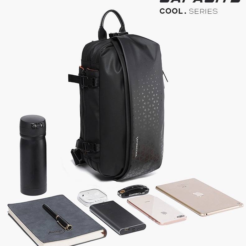 潮酷系列-城市風多層大胸包-細節圖9