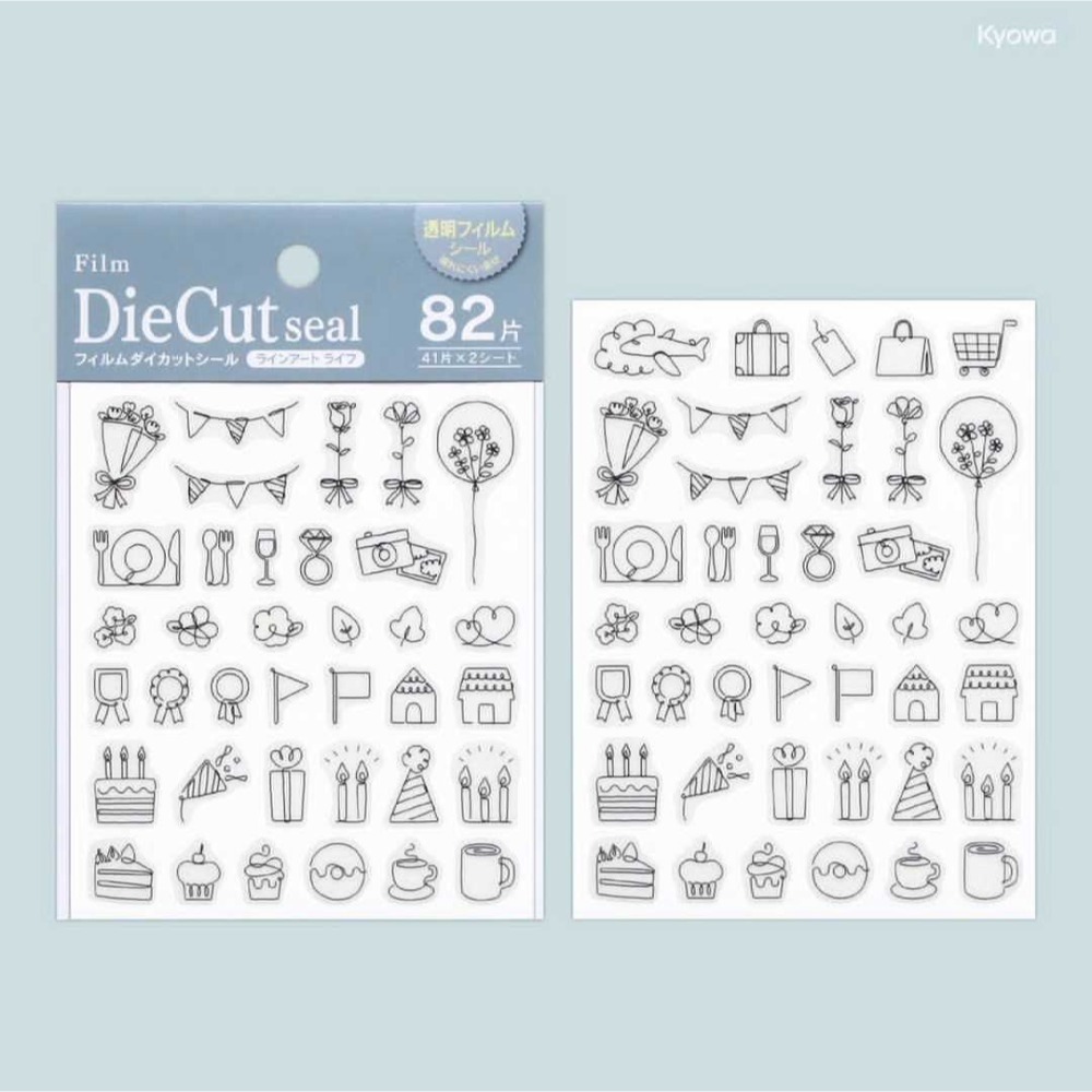 🐰兔子心 日本大創 協和紙工 生活 拼貼 復古 縫紉 美妝 文具 蝴蝶結 下午茶 手作 素材 DAISO 貼紙包-規格圖3