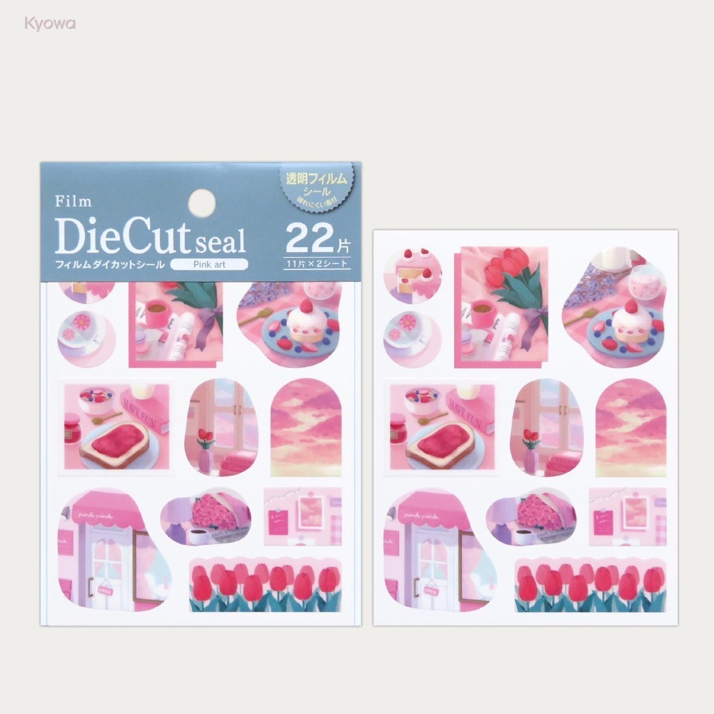 🐰兔子心 日本大創 協和紙工 生活 拼貼 復古 縫紉 美妝 文具 蝴蝶結 下午茶 手作 素材 DAISO 貼紙包-規格圖3