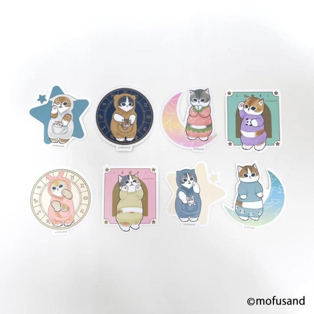 文具🐰兔子心 日本 mofusand 貓福珊迪 鑰匙圈 票卡套 食物 蜜蜂 罐頭 文鳥 柴犬 便條紙 貼紙 郵票-細節圖4