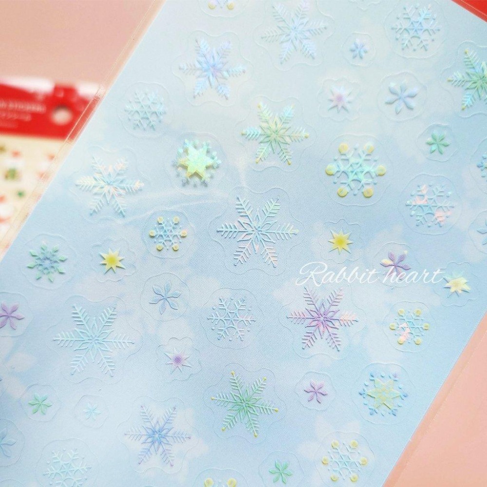 多款🐰兔子心 日本 DAISO 大創 聖誕節 XMAS 邊框 燙金 雪花 蛋糕 泰迪熊 禮物 麋鹿 小熊 icon 貼紙-細節圖6