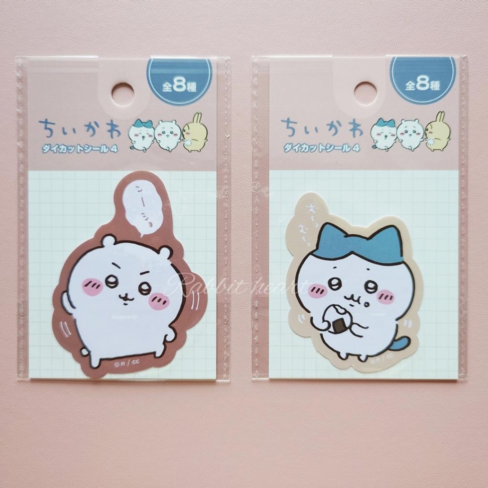 新款🐰兔子心 日本 吉伊卡哇 Chiikawa 小八貓 烏薩奇 小桃鼠 獅薩 栗子饅頭 海獺 壓克力 立體 貼紙 卡貼-細節圖8