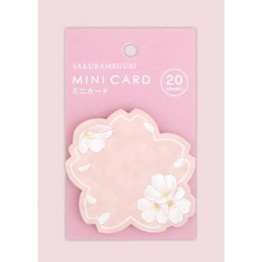 🐰兔子心 日本 協和紙工 付箋 memo 櫻花 櫻巡 櫻吹雪 最中餅 甜點 和菓子 小卡 卡片 留言 邊框-規格圖6