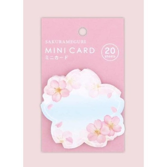 🐰兔子心 日本 協和紙工 付箋 memo 櫻花 櫻巡 櫻吹雪 最中餅 甜點 和菓子 小卡 卡片 留言 邊框-規格圖6