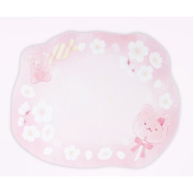 🐰兔子心 日本 協和紙工 付箋 memo 櫻花 櫻巡 櫻吹雪 最中餅 甜點 和菓子 小卡 卡片 留言 邊框-規格圖6