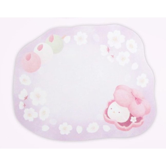 🐰兔子心 日本 協和紙工 付箋 memo 櫻花 櫻巡 櫻吹雪 最中餅 甜點 和菓子 小卡 卡片 留言 邊框-規格圖6
