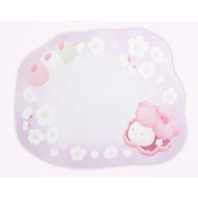 🐰兔子心 日本 協和紙工 付箋 memo 櫻花 櫻巡 櫻吹雪 最中餅 甜點 和菓子 小卡 卡片 留言 邊框-規格圖6