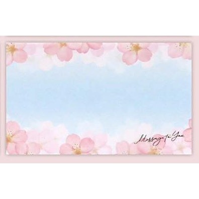 🐰兔子心 日本 協和紙工 付箋 memo 櫻花 櫻巡 櫻吹雪 最中餅 甜點 和菓子 小卡 卡片 留言 邊框-規格圖6