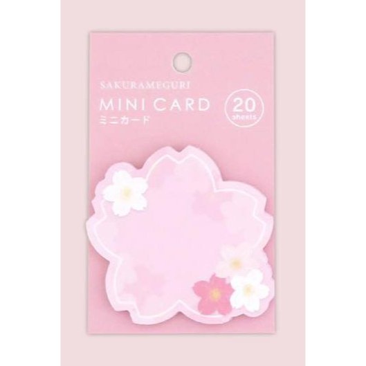 🐰兔子心 日本 協和紙工 付箋 memo 櫻花 櫻巡 櫻吹雪 最中餅 甜點 和菓子 小卡 卡片 留言 邊框-規格圖6