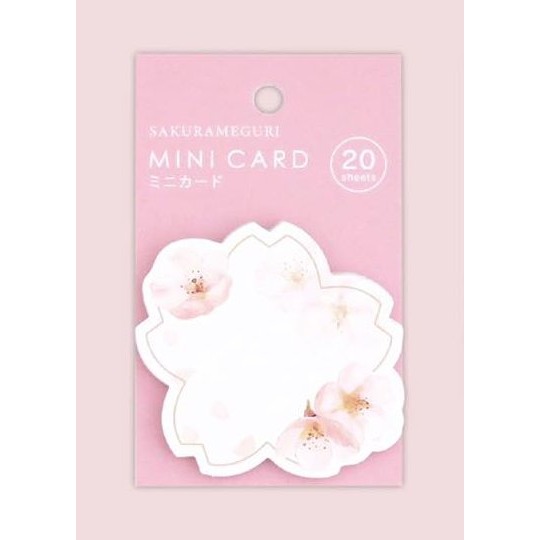 🐰兔子心 日本 協和紙工 付箋 memo 櫻花 櫻巡 櫻吹雪 最中餅 甜點 和菓子 小卡 卡片 留言 邊框-規格圖6