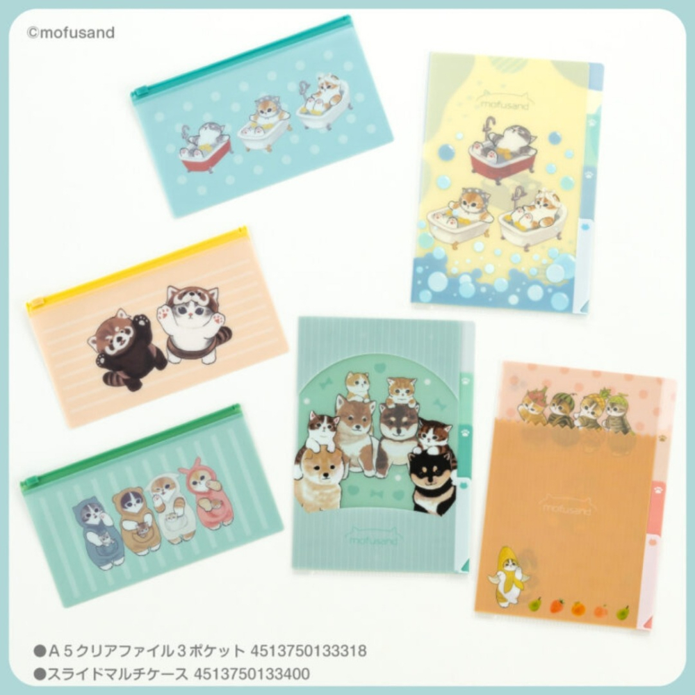 收納🐰兔子心 日本 貓福珊迪 mofusand 小浣熊 甜點 餅乾 草莓 星座 熊貓 裝扮 夾鏈袋 束口袋 文件袋-細節圖5