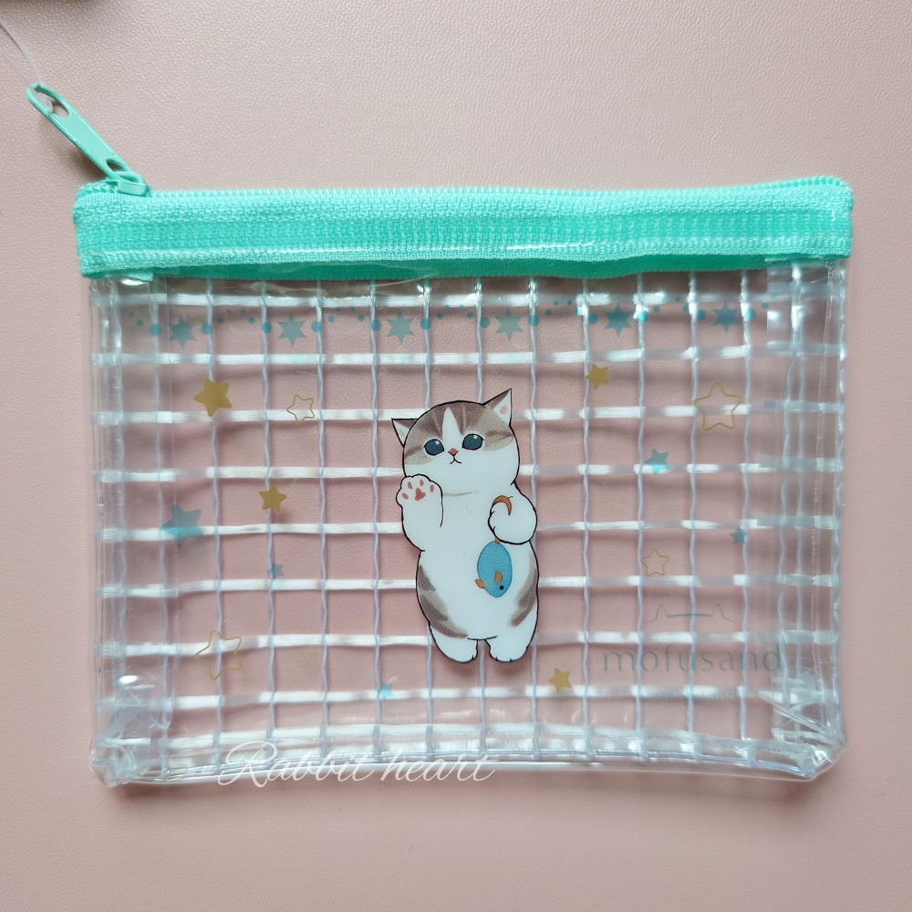 網格拉鏈袋 - 綠