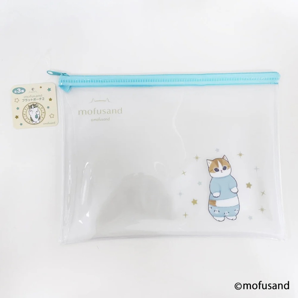 收納🐰兔子心 日本 貓福珊迪 mofusand 小浣熊 甜點 餅乾 草莓 星座 熊貓 裝扮 夾鏈袋 束口袋 文件袋-規格圖5